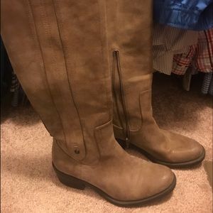 Calvin Klein Jeans boots taupe color